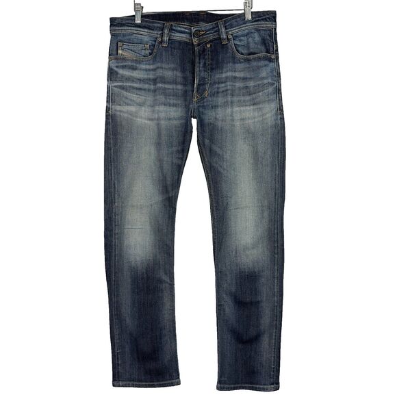 Diesel Safado Slim Straight Jean Mens Sz 32x30 (Actual 36x31) Button Fly Stretch - Picture 1 of 14